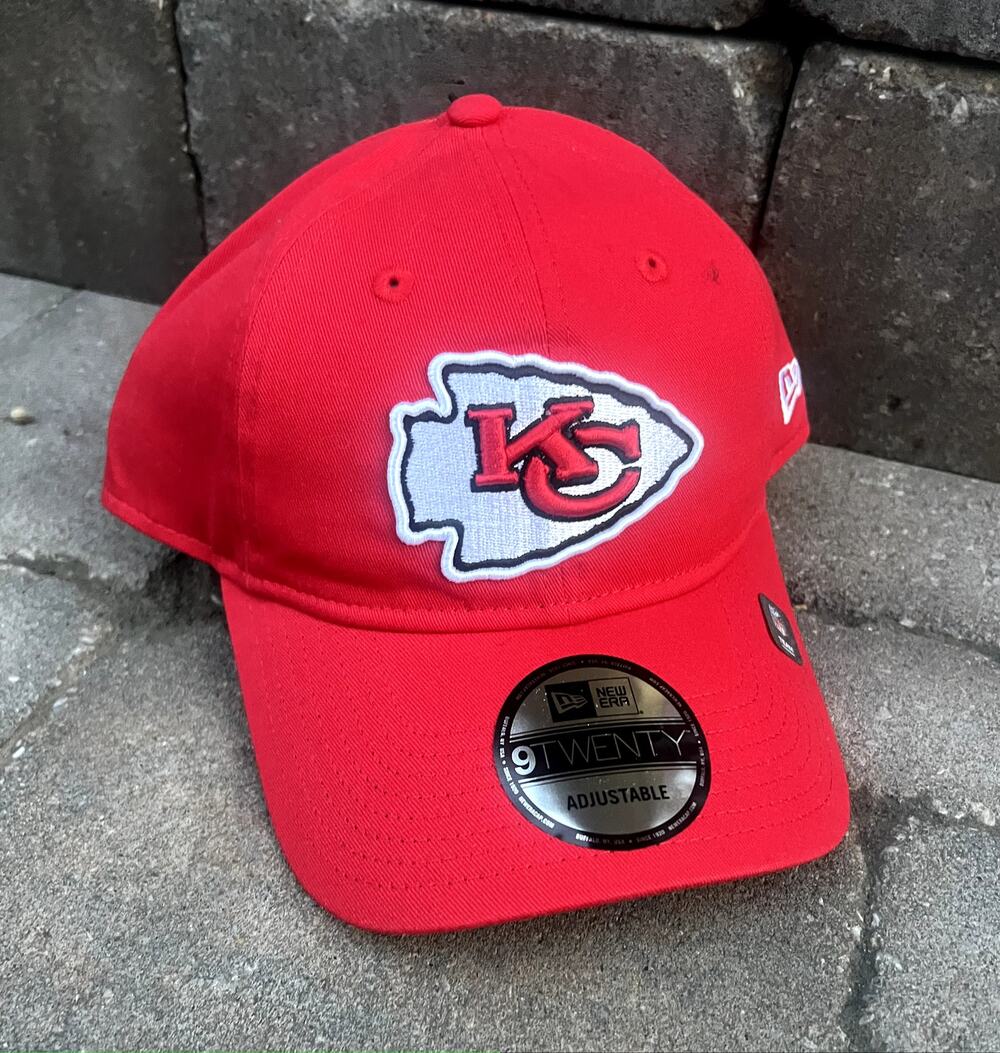 New Era 9TWENTY Kansas City Chiefs Adjustable Hat Cap - Red - One Size